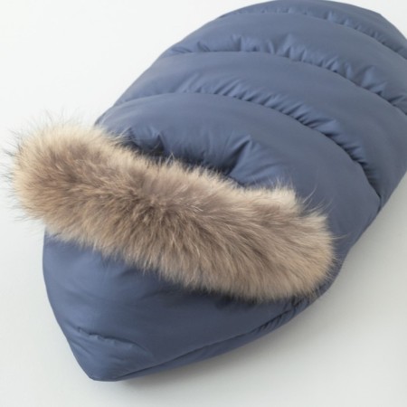 Set for Winter Kinderlitto "Scandinavia", 5 items, height 56-62 cm, dark blue color-5