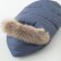 Set for Winter Kinderlitto "Scandinavia", 5 items, height 56-62 cm, dark blue color