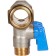 Collector Stout SMB 6211 341202, 1/2 ", 2 exits, with ball valves 3/4", blue pens