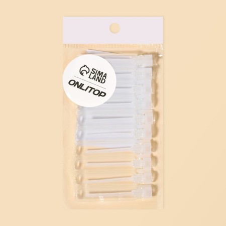 A set of perfume bottles, with an applicator, 2 ml, 10 pcs, white/transparent color-4