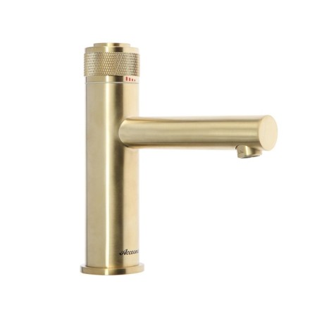 Accoona A90121AW sink mixer, pressure, brass, gold/satin