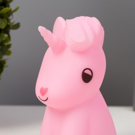 Nightmare cute LED unicorn from batteries mix 6.5x8.5x12 cm Risalux-4