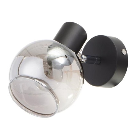 Bra Spot 79702/1 1x60W E14, black/gray 12x12x18 cm-1