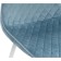 Capri Metal/velor, white/blue 44x52x86 cm stool