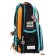 Frame backpack 37 x 28 x 12 cm, Across 194, filling: bag, pencil case, blue/blue ACR22-194-1
