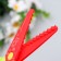 Scissors embossed plastic set 2 pcs 12.5 cm mix