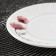 Plate Pirolian share "Tender poppies", d = 15 cm, glass ceramic, white color