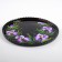 Tray "Iris on the black" art painting 28 cm