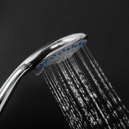Showing watering can Zein Z0401, 4 modes, medium, d = 95 mm, plastic, chromium color-7
