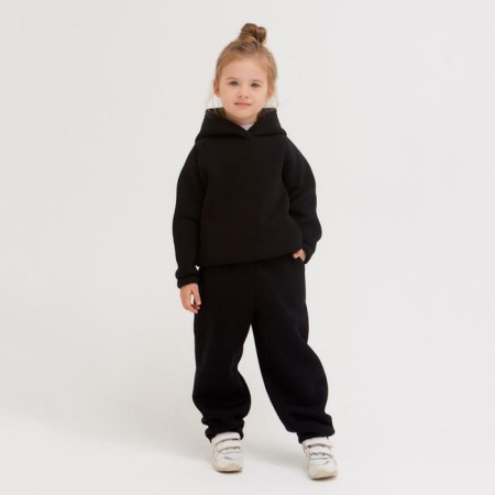 Children's pants Minaku: Basic Line Kids, Black Color, Height 110-1