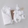 Kinderlitto Satin discharge kit, 4 items, height 50-56 cm, white color