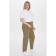 Female trousers, size 58, green color