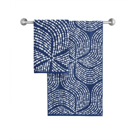 Tainted tange Zen Blue, size 70x130 cm, blue color-7