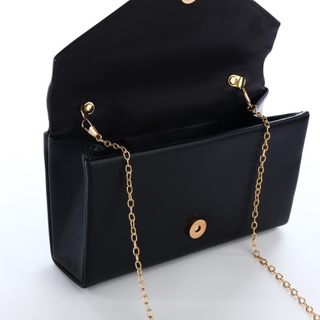 Female bag on a magnet, black color-4