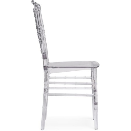 Plastic stool Chiavari plastic/Transparent 38x45x89 cm-2