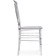 Plastic stool Chiavari plastic/Transparent 38x45x89 cm