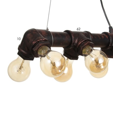 Sus "TUBO" 10he27 40W Black-Med 7x5x7-127cm Bayerlux-3