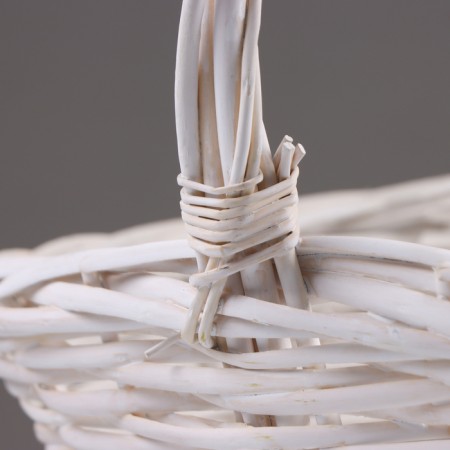 A set of baskets of 3 pcs, 48x37x15/40 cm, white, willow-3