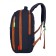 Youth backpack 39 x 26 x 10 cm, ergonomic back, Across G6, black/green G-6-1