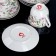 Service Porcelain Tea Daulay "Blanco", 12 items: 6 cups 220 ml, 6 saucer d = 14 cm
