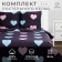 Bedding Ethel 2 joint venture Romance, 175x215cm, 200x220cm, 70x70cm-2 pcs, calico, 125 g/m2