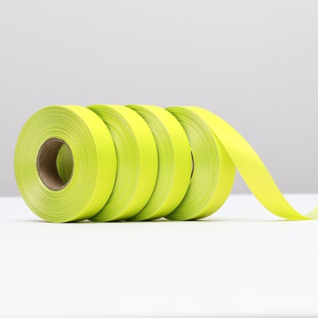 Polypropylene tape "Matte" for decor and gifts, lemon, 2 cm x 50 m-1