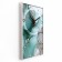 Carty clock is wall-mounted, interior "marble", smooth move, 57 x 35 cm