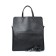 Female bag, artificial leather, 390x405x40 cm, black