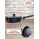 The pan -deep panIro chief, a removable handle, with a lid, cast aluminum, d = 26 cm