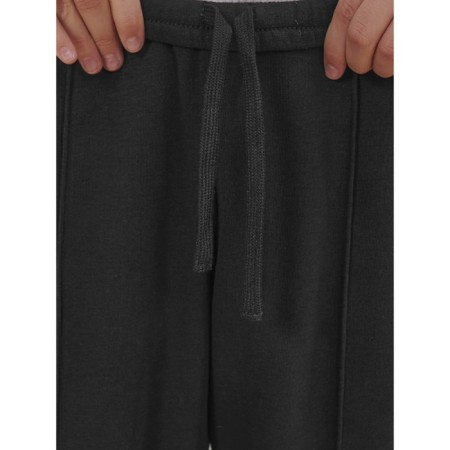 Pants for girls, height 140 cm, black color-6