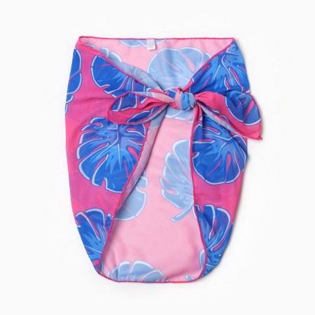 Separate swimsuit for girls, pink color, height 98-104 cm-3
