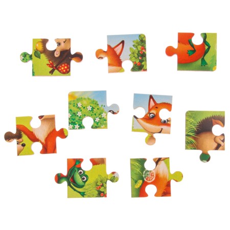 Puzzle "Forest animals", 9 details-5