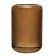 Decorative vase of glass "cylinder", 100 × 100 × 150 mm, brown color