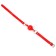 Gag BDSM Oka-hips, classic, adjustable belt, PU, ​​ABS, 500 x 45 mm, red