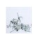 Kitchen sink "Vladiks", cut, with a siphon, 45x74 cm, right, stainless steel. steel 0.6 mm, decor