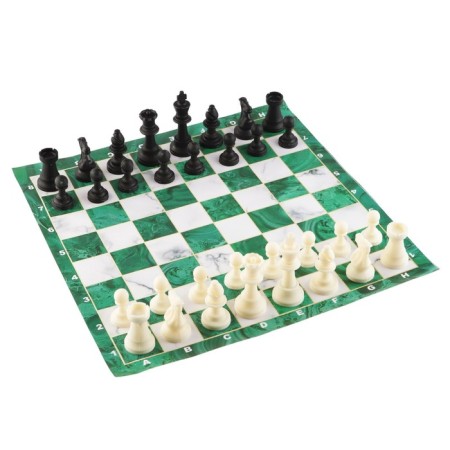 Chess field 39 x 39 cm "malachite", vinyl-4