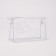 Cosmetic bag with lightning, white color