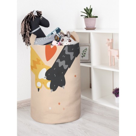 Basket for toys "Come on a paw, size 40x60 cm