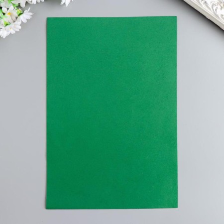 Foamiran 1 mm, 20x30 cm (set 10 sheets) bk014 dark green-1