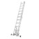 Tundra staircase, three -section, aluminum, 11 steps