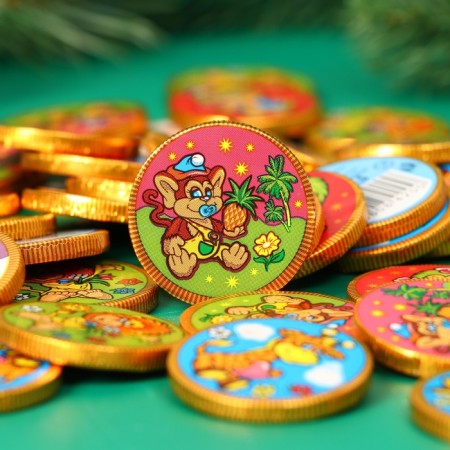 New Year. Confectionery "Assorted" Medal, 4.5 g-1