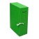 Archive folder with ties, microhofrocardon, 100mm, green, up to 900l.