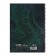 Aunt on the crest, calligrata "marble", 80 sheets, in a cage, cover coated cardboard, glossy lamination, offset block, green