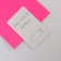 Gift package with a cut handle 26 x 32 x 10 cm, fuchsia