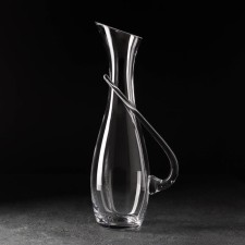 Glass decanter with a Gruner handle, 1.3 l, 15.5 × 11 × 37 cm