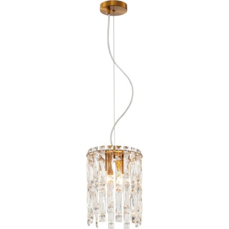 Suspension lamp STILFORT 2173/05/02P Santorini, 2x40W, E14, 1000 mm, bronze color-1