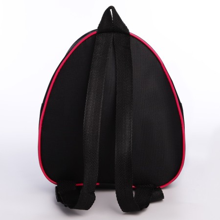 Baby backpack for the girl "Chirling", 23x20.5 cm, lightning department, black color-4