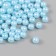 A set of beads "Pearls" d 8 mm, 250 grams, pale blue