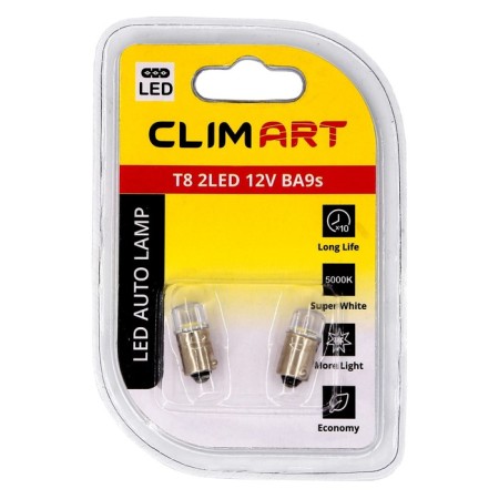 Automobile lamp LED CLIM Art T8, 2LED 12V, BA9S (T4W)/, 2 pcs-4