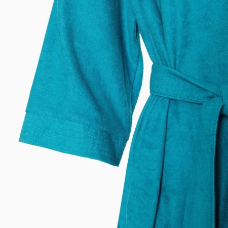 Women's bathrobe, blue color, size 48-8